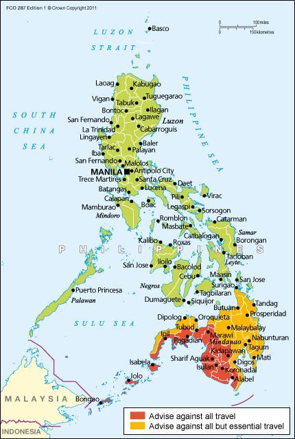 Kaart van de Filipijnen